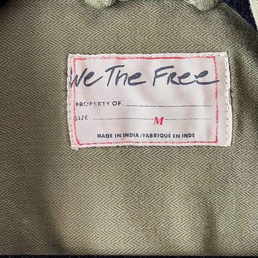 Free People Arya Utility Jacket, Medium, Dried Herb - NWT - Picture 7 of 9